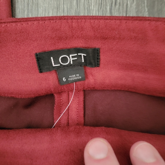 Loft Faux Suede Pants - Picture 5 of 7